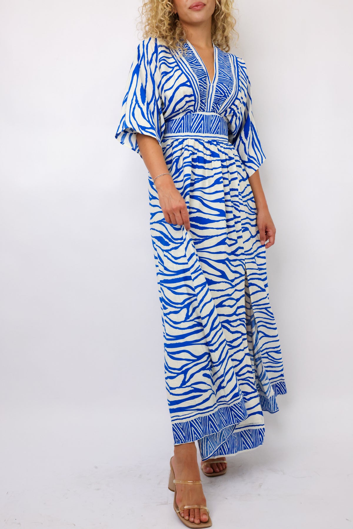 Kimono Sleeve Maxi Dress