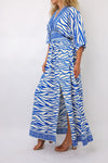 Kimono Sleeve Maxi Dress