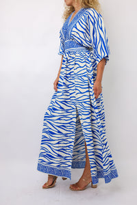 Kimono Sleeve Maxi Dress