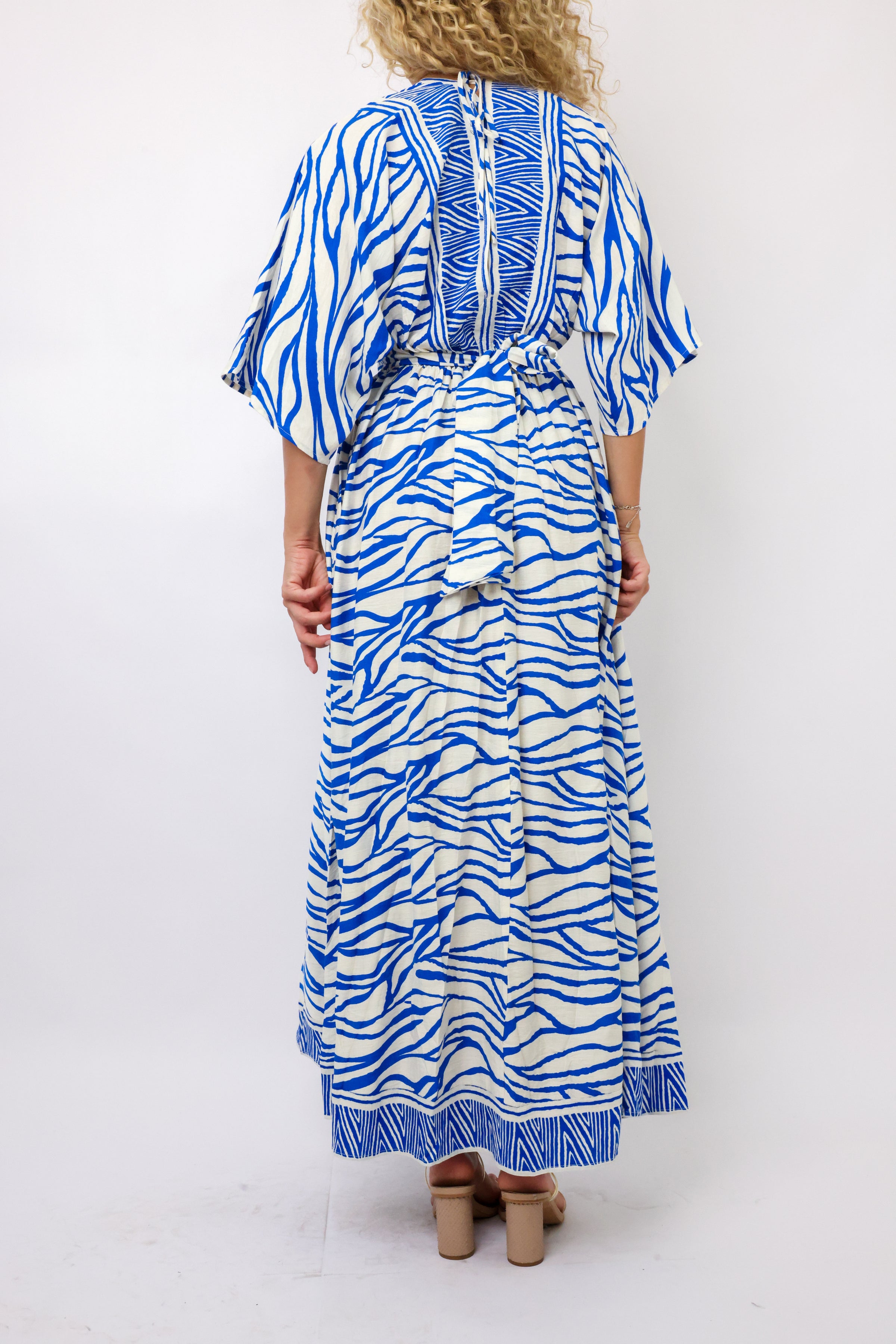 Kimono Sleeve Maxi Dress