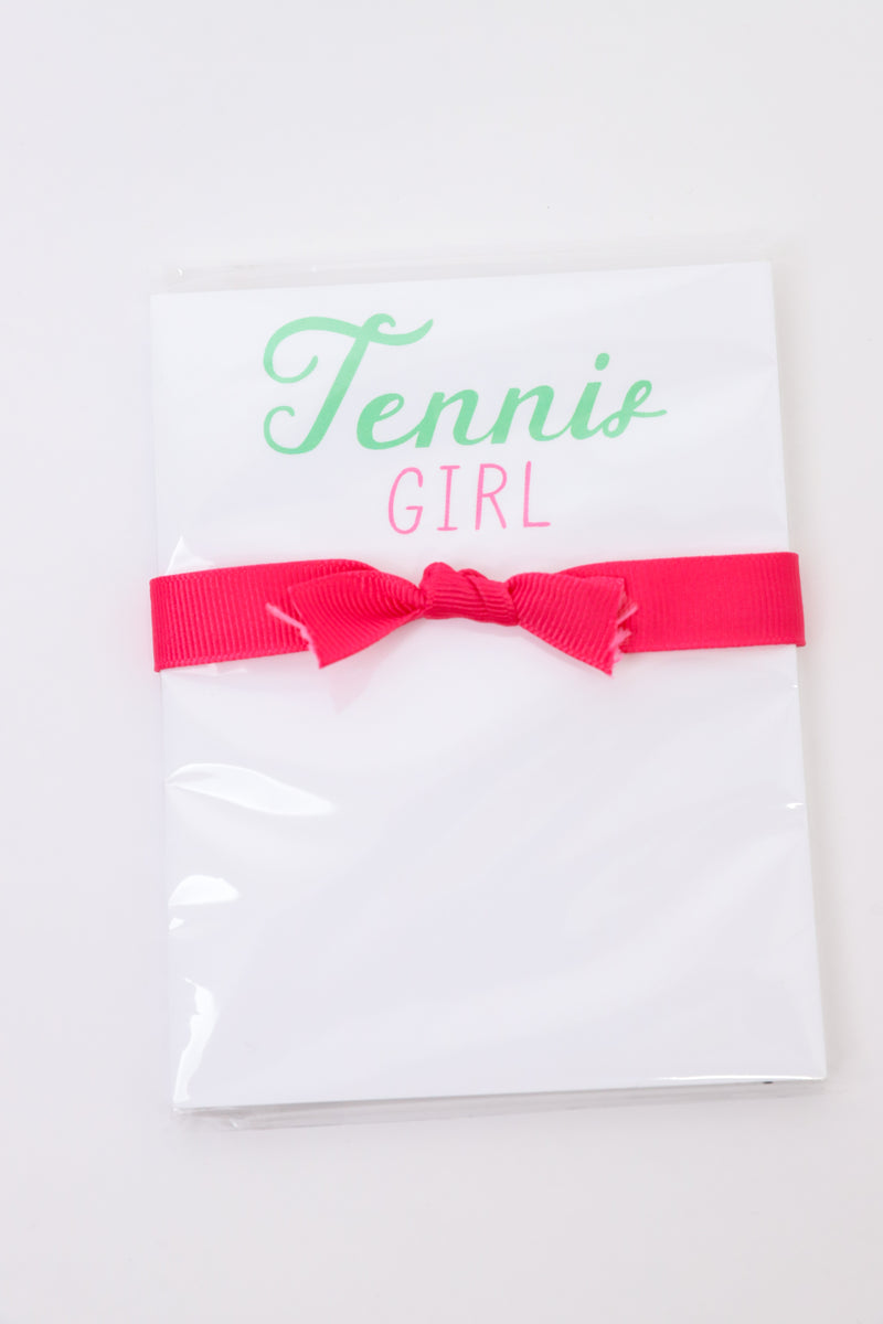 Tennis Girl Mini Notepad