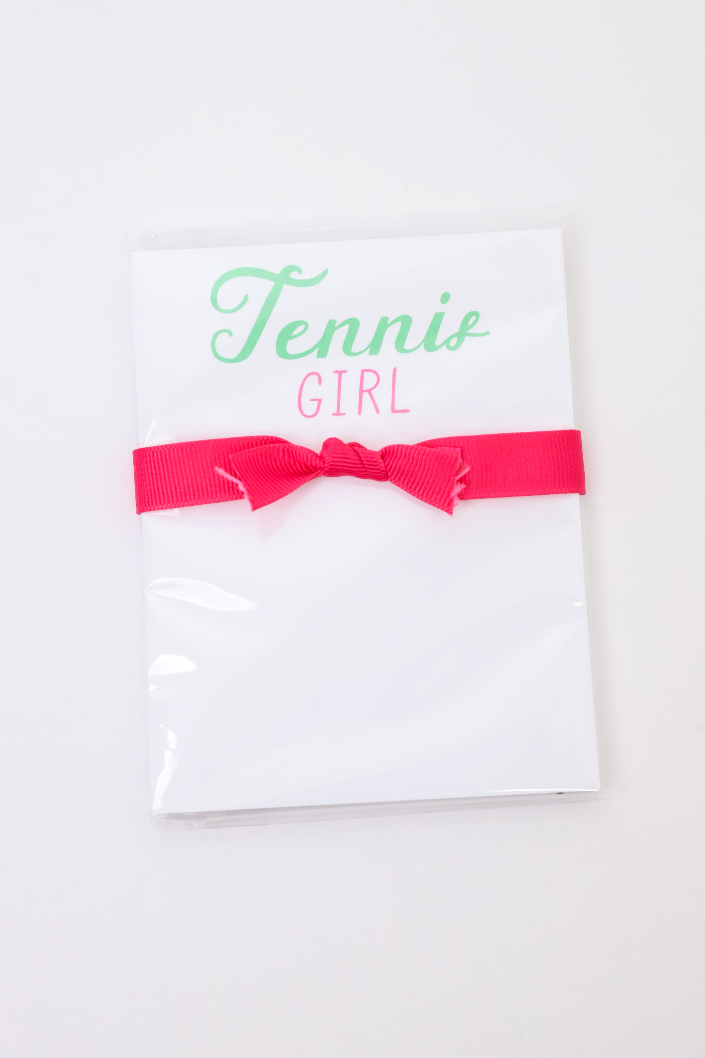 Tennis Girl Mini Notepad