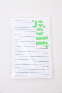 Golf Notepad