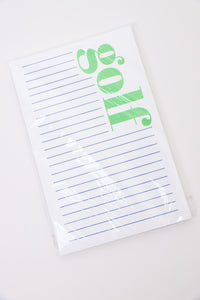 Golf Notepad