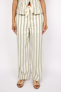 Wide Leg Stripe Pants