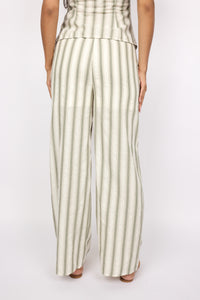 Wide Leg Stripe Pants