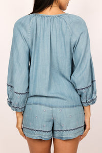 Terra Embroidered Blouse