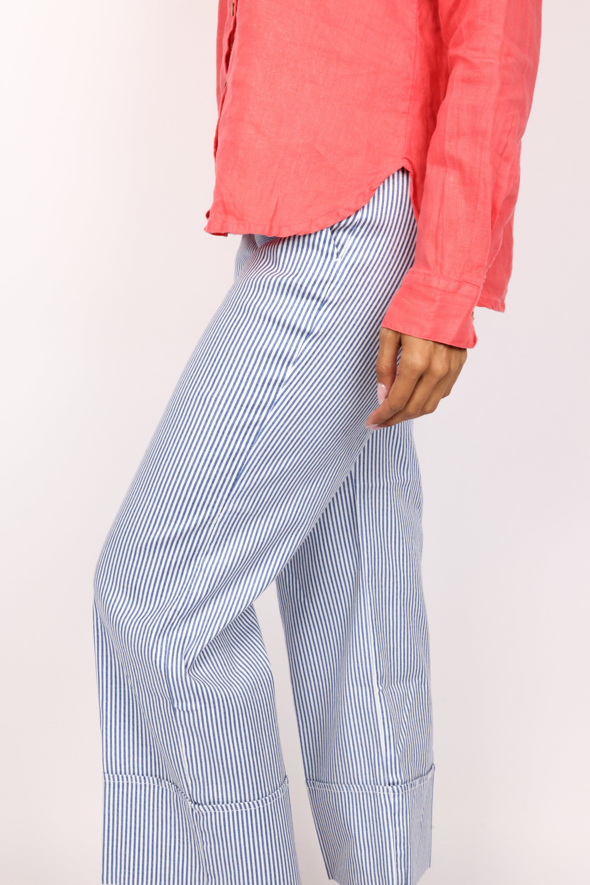 Level 99 Lauren Cuffed Trouser