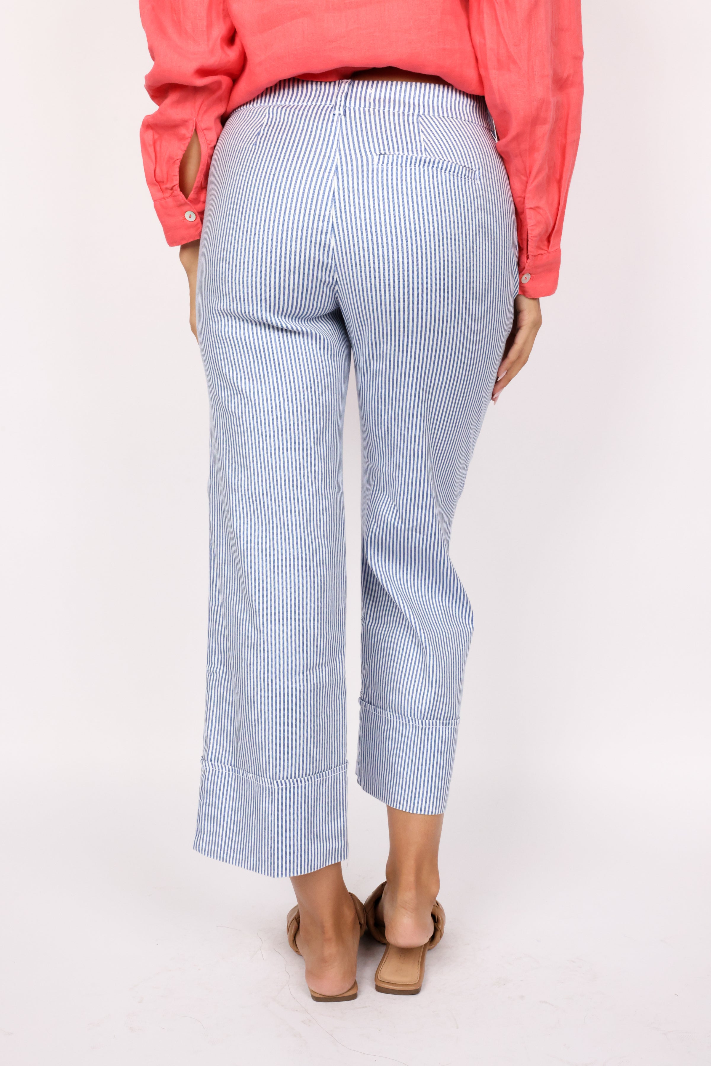 Level 99 Lauren Cuffed Trouser