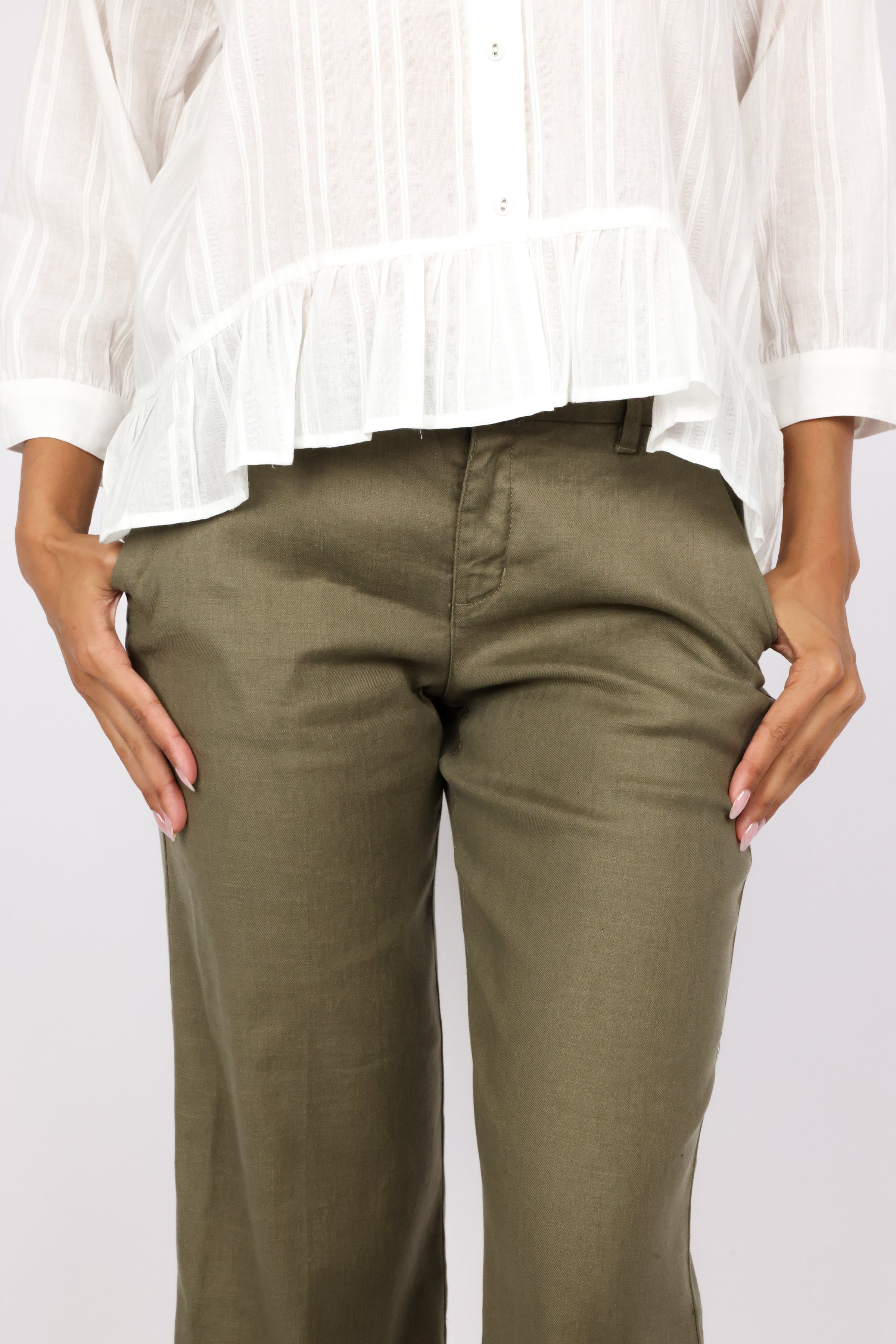 Level 99 Lauren Cuffed Trouser