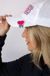 Large Heart Hat Clip