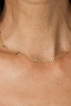PG Designs Oval and Line Chain Necklace