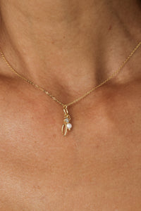 PG Designs Wishbone Mini Charm Necklace