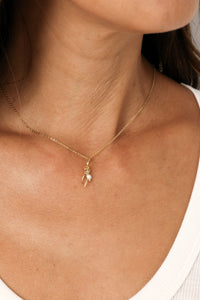 PG Designs Wishbone Mini Charm Necklace