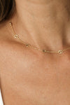 PG Designs Oval and Line Chain Necklace