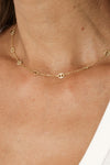 PG Designs Oval and Line Chain Necklace