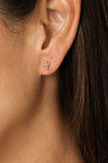 Simple Matte Cross Stud Earrings