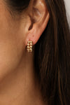 PG Designs Double Beaded Hoops