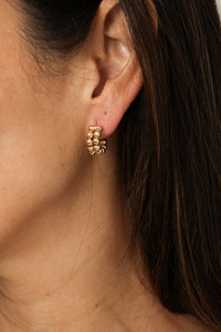 PG Designs Double Beaded Hoops