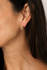 PG Designs Double Beaded Hoops