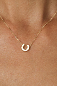 PG Designs Detailed Horseshoe Necklace