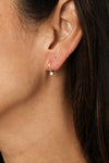 Simple Circle CZ Huggies