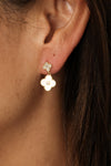 Dangle Clover Earrings
