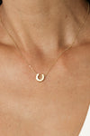 PG Designs Detailed Horseshoe Necklace
