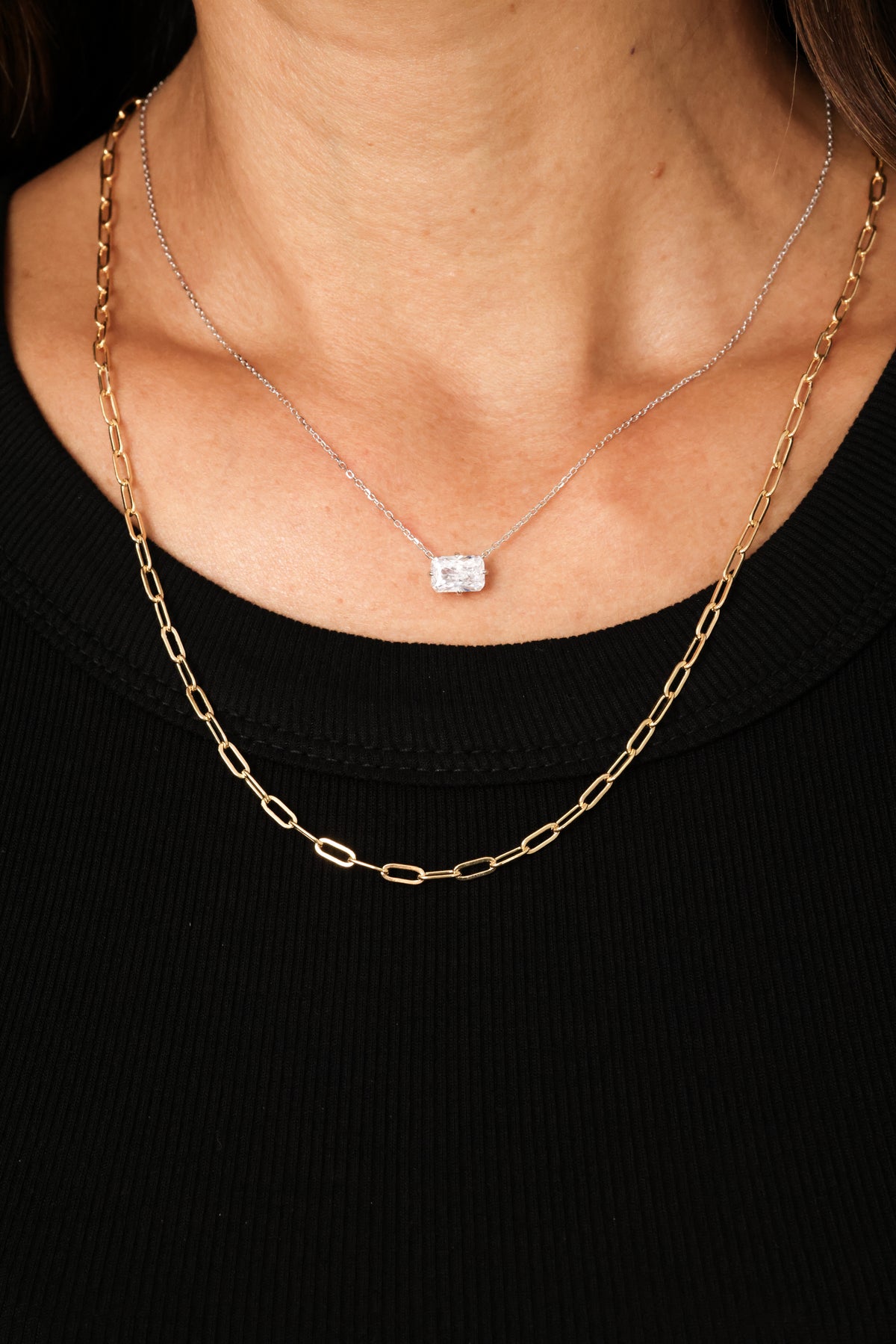 18k Gold Filled Paperclip Chain