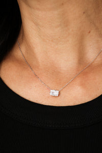 PG Designs Rectangle CZ Necklace