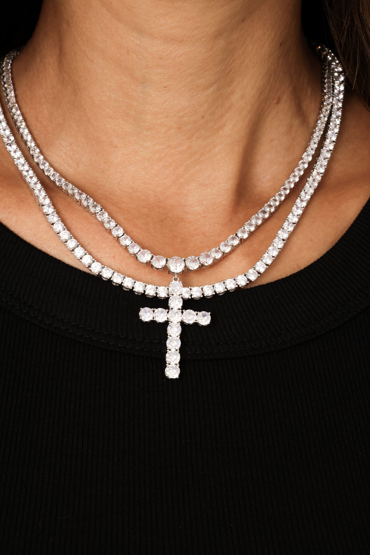 Thick Tennis Necklace