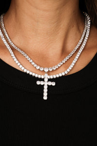 Thick Tennis Necklace