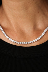 Thick Tennis Necklace