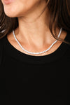 Thick Tennis Necklace
