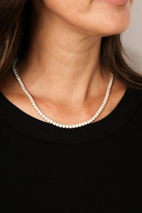 Thick Tennis Necklace
