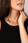 Paperclip and Chain Necklace