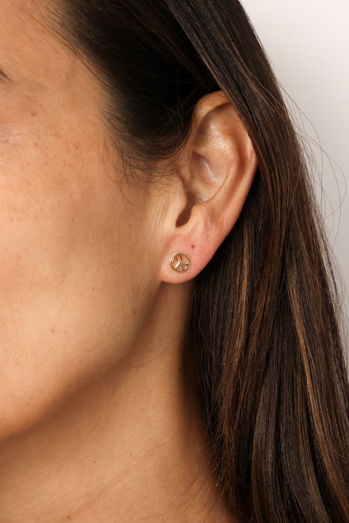 PG Designs Peace Sign Studs