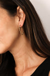 Beaded Medium Hoops