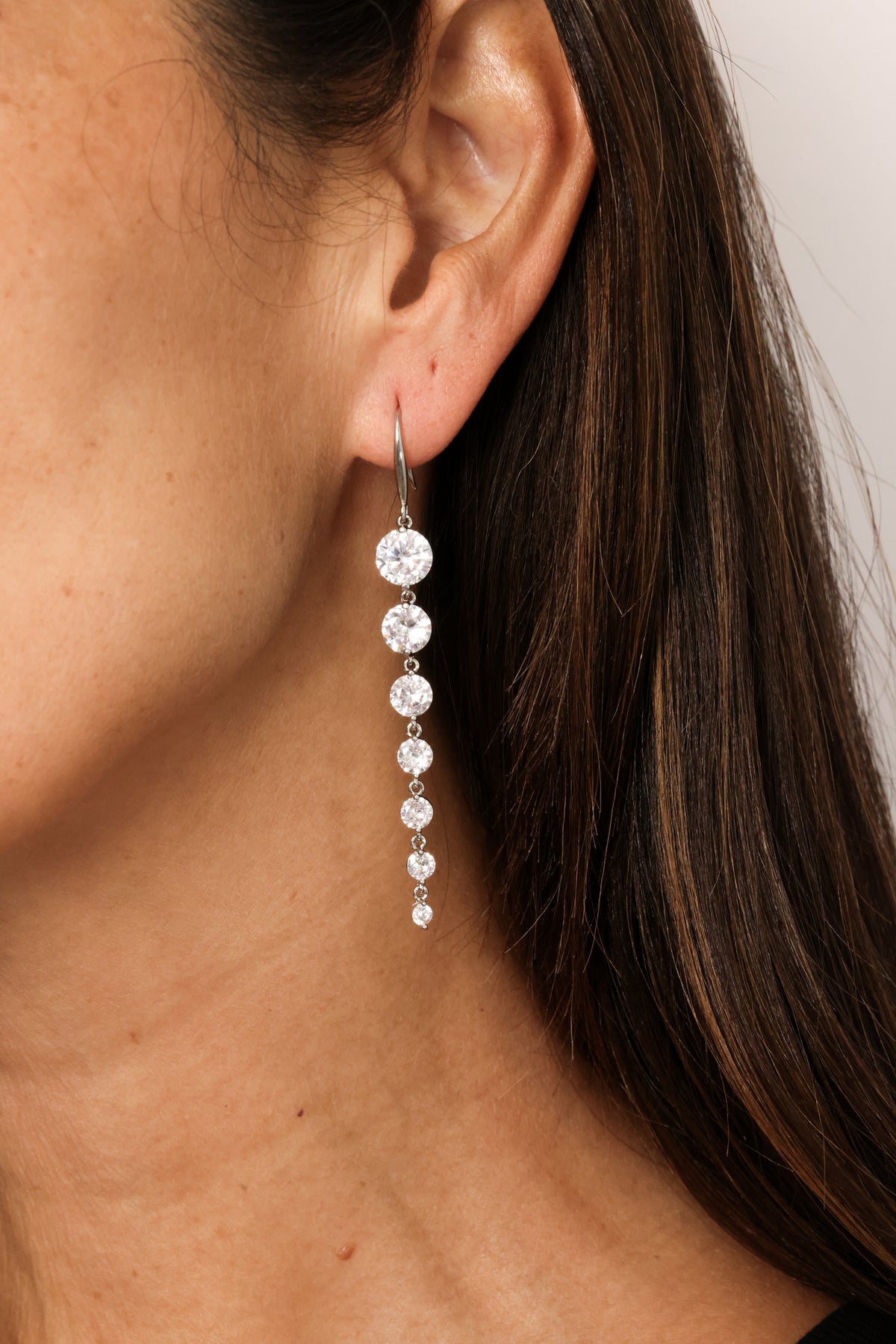 CZ Dangle Earrings