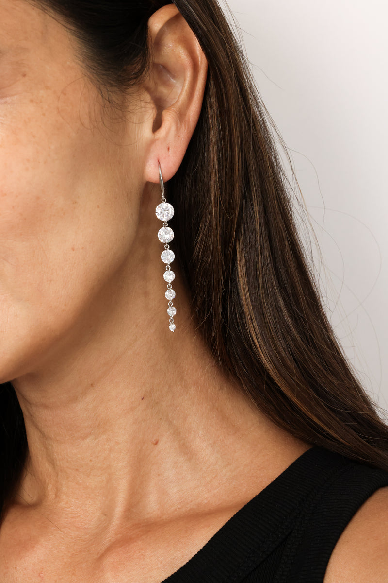 CZ Dangle Earrings