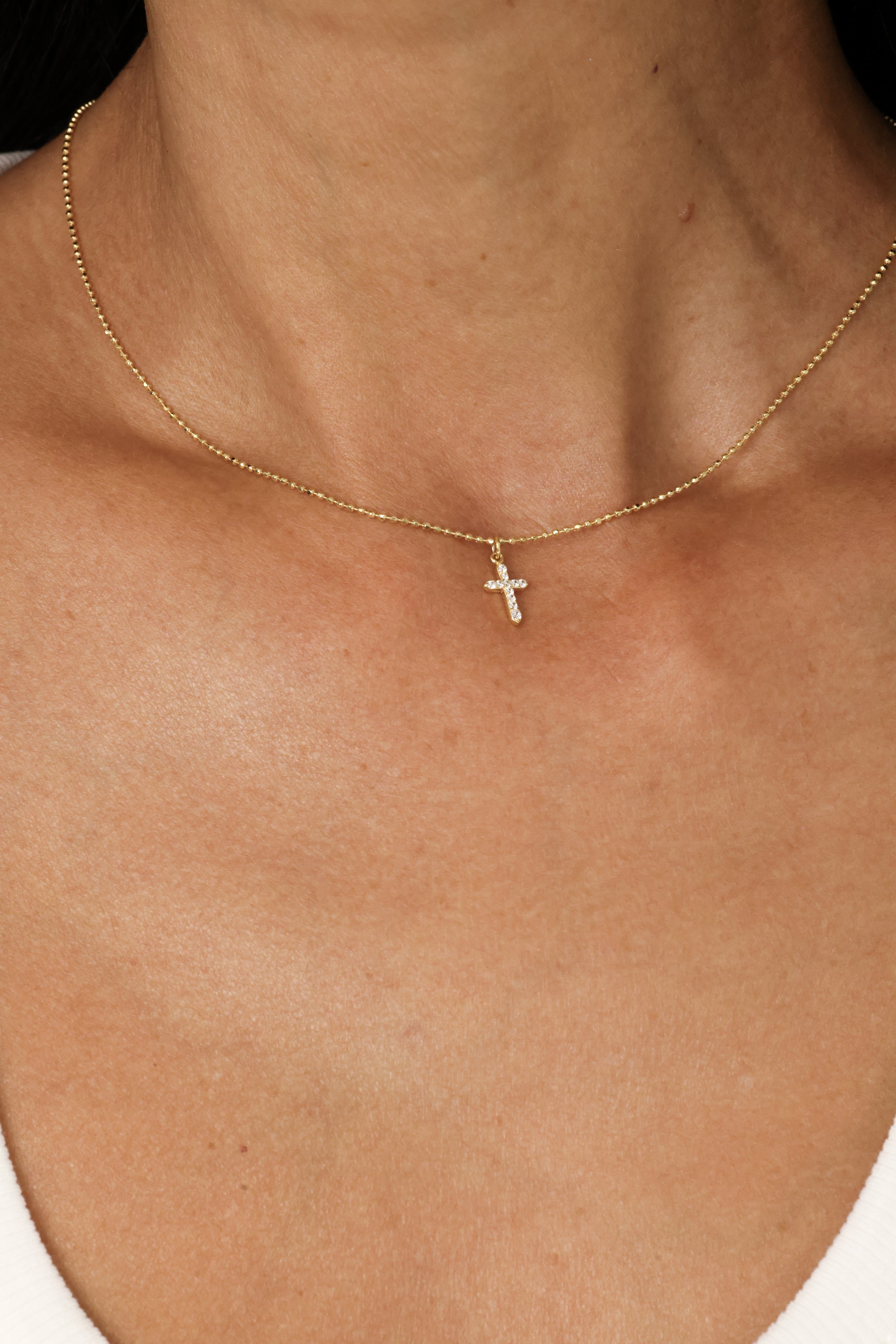PG Designs Mini Cross Necklace