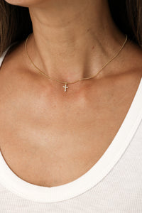 PG Designs Mini Cross Necklace