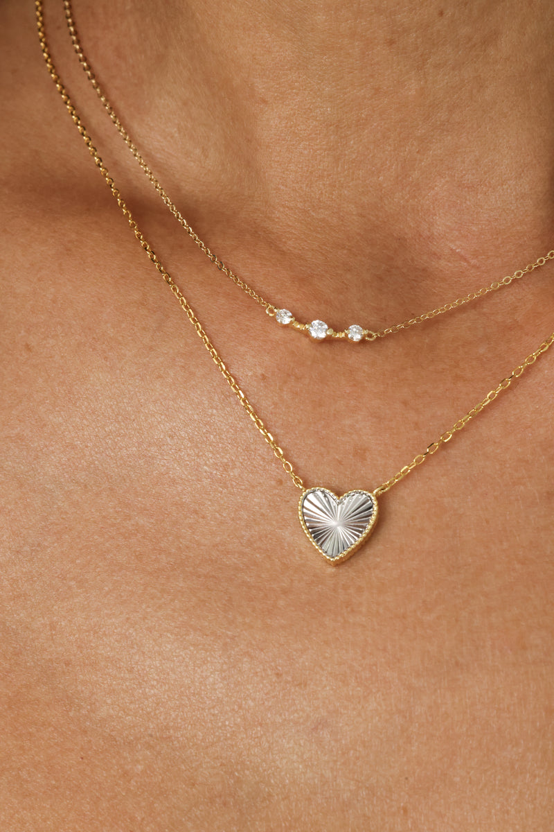 PG Designs Radiant Heart Necklace
