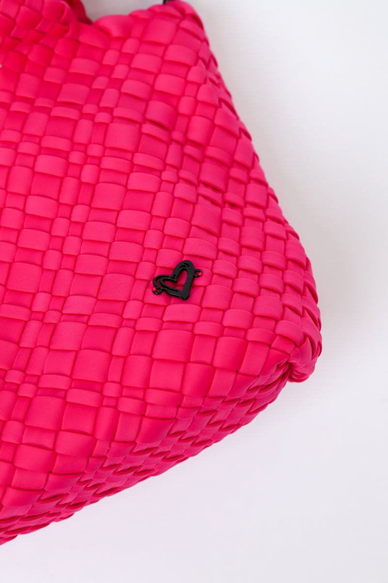 Woven Hand Mini Tote
