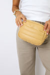 Quilted Zip Top Messenger