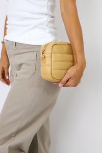 Quilted Zip Top Messenger