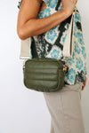 Quilted Zip Top Messenger