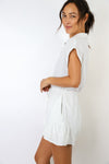 Anna Short Sleeve Tie Front Romper