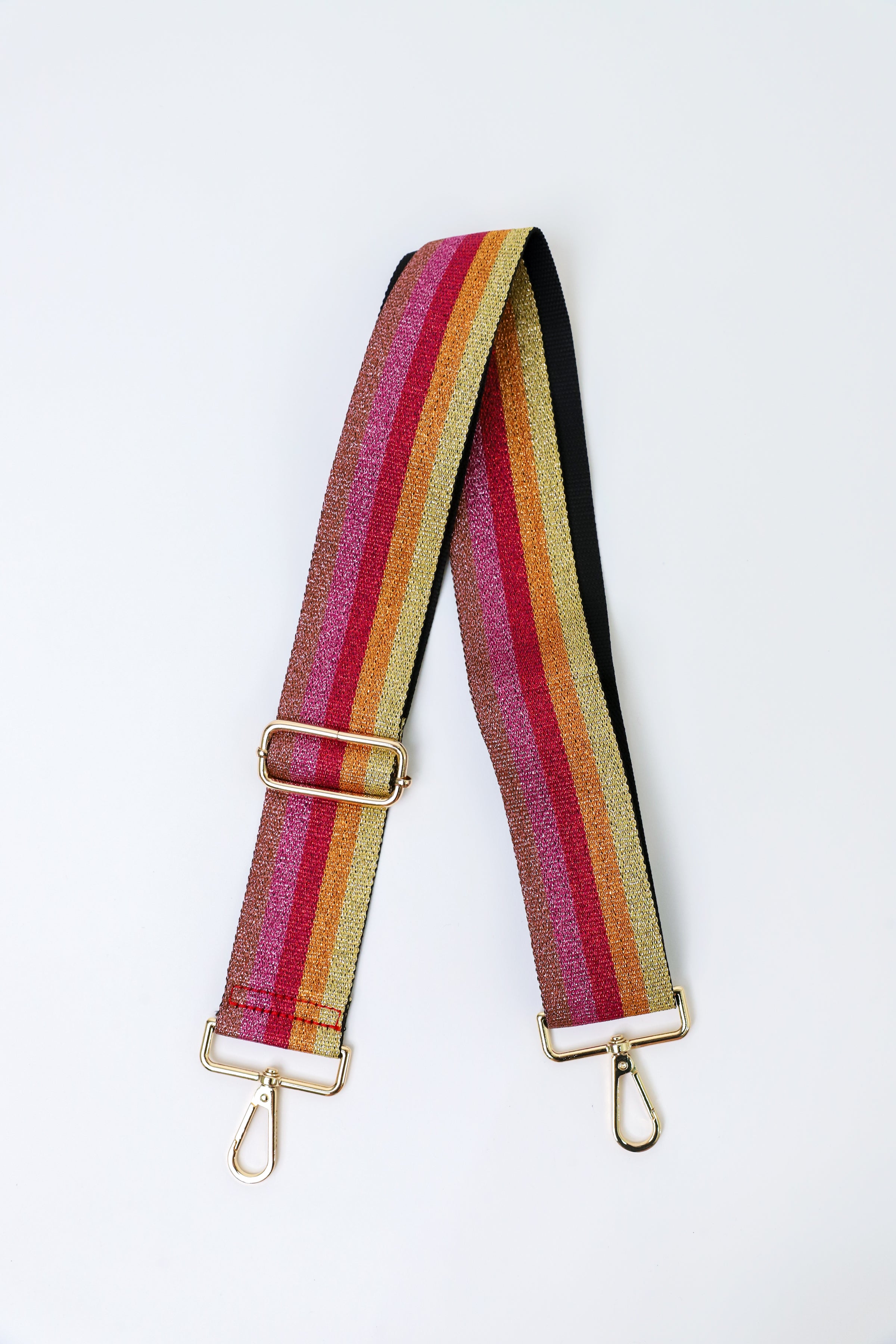 Glitter Multi Stripe Bag Strap