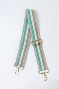 Glitter Multi Stripe Bag Strap